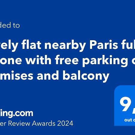 Lovely Flat Nearby Paris Fully Redone With Free Parking On Premises And Balcony Clichy Exterior foto