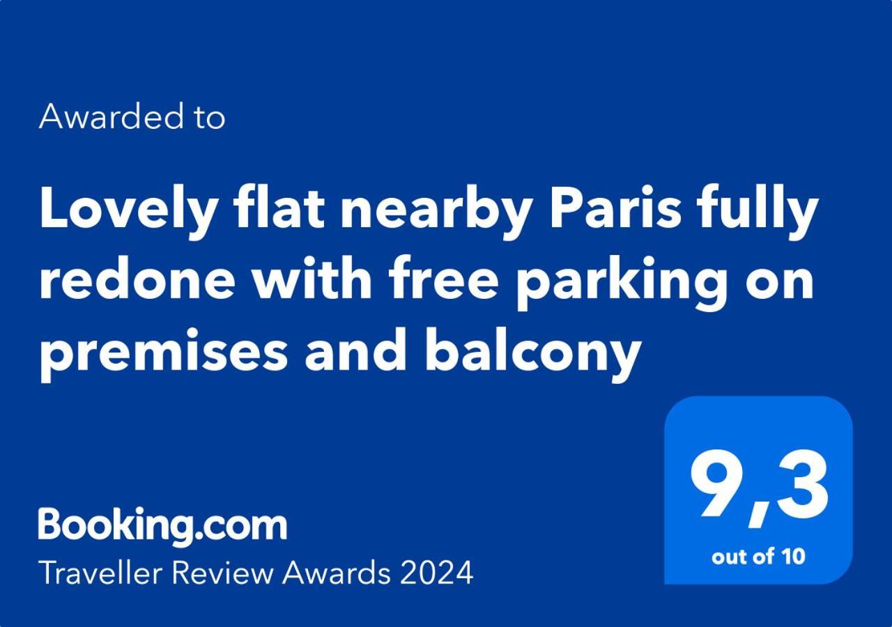 Lovely Flat Nearby Paris Fully Redone With Free Parking On Premises And Balcony Clichy Exterior foto